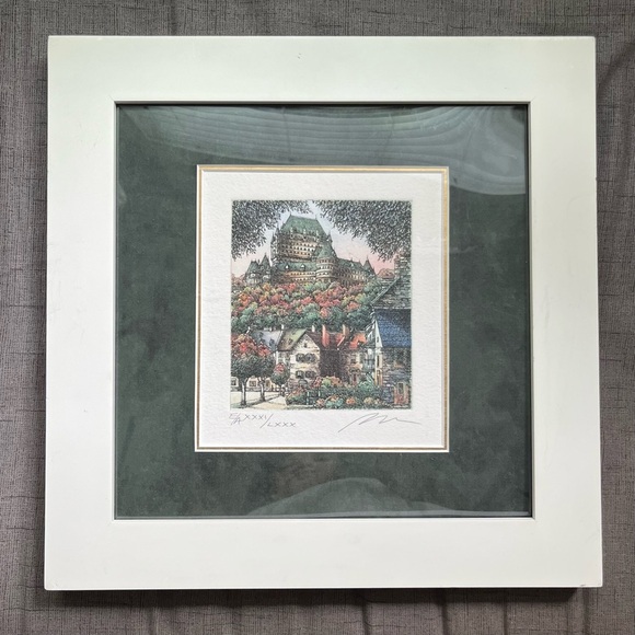 Jacques Brousseau “Maison Chevalier Quebec” Art Print-Signed-Limited Edition - Picture 2 of 16